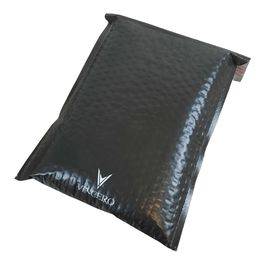 recycled black bubble mailer front