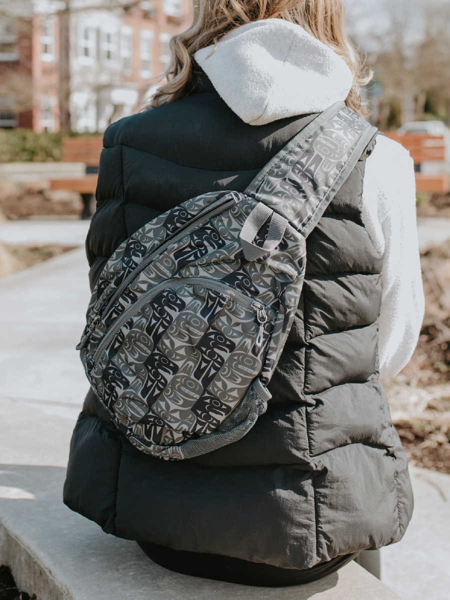 Thunderbird and Whale Sling Pack by Maynard Johnny Jr.