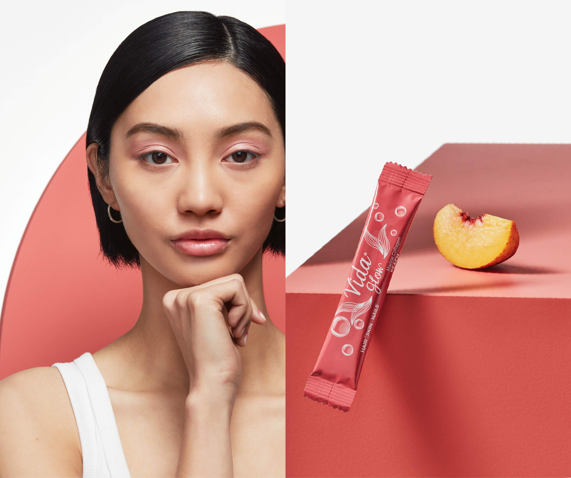 Vida Glow Peach Marine Collagen