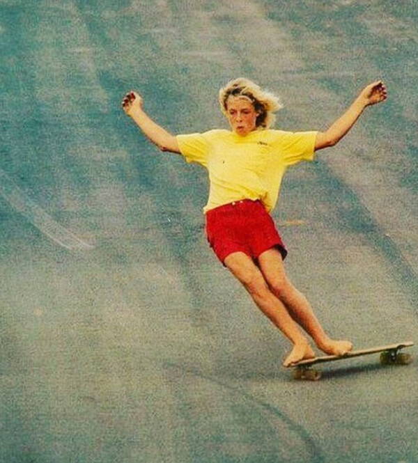 A vintage mood image of a teen on a skateboard for Sunray.