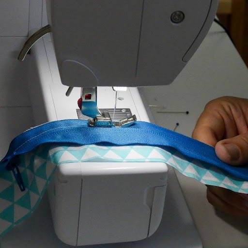 sew with zipper foot