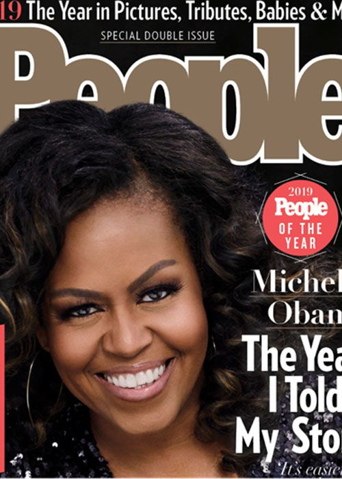 Cover of People magazine featuring Michelle Obama, titled 