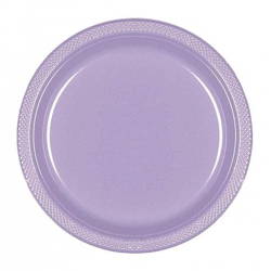 Image of lavender plates. Shop all lavender party supplies.