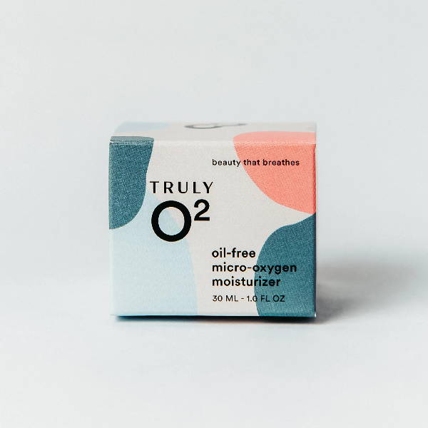 Truly O2 oil-free micro-oxygen moisturizer 1oz face cream box