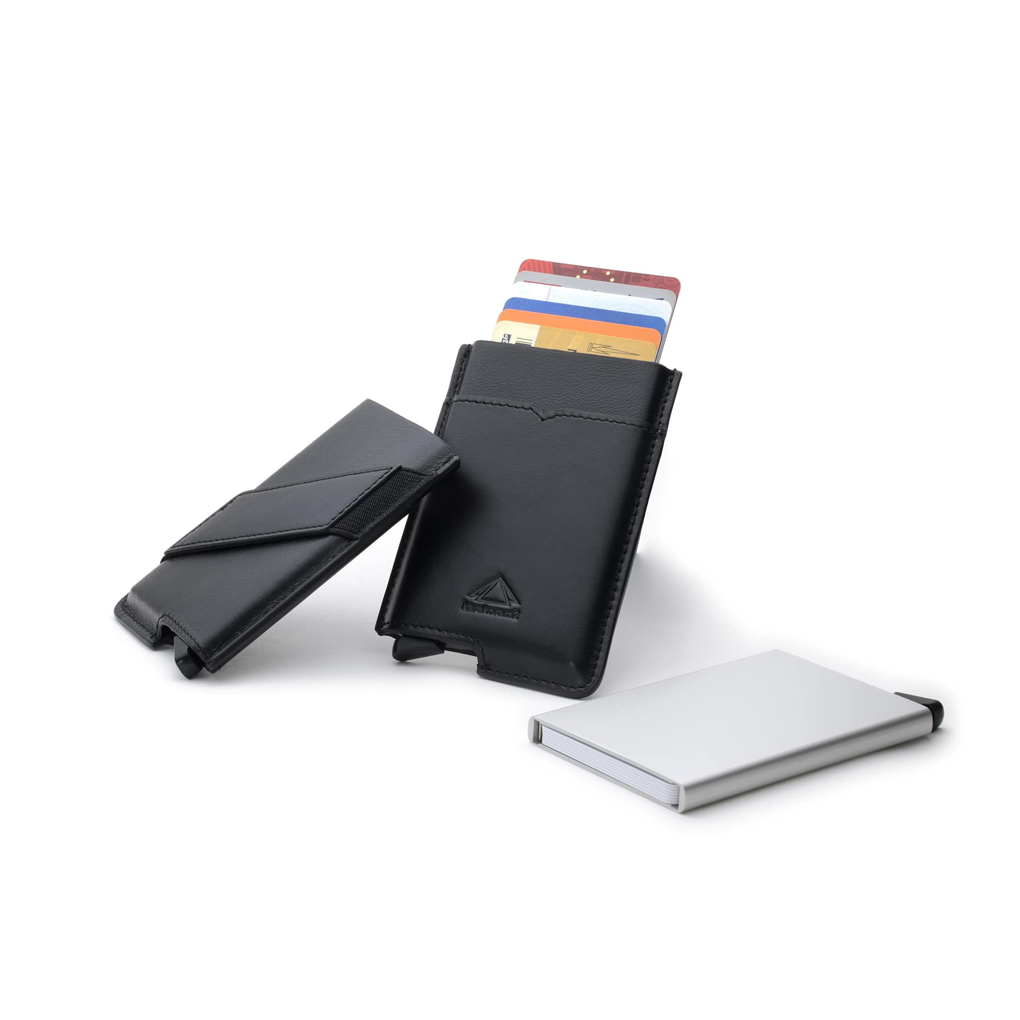 Karakoram2 SmartSlide Card holder mens womens wallet karakoram2 black modern RFID Slim