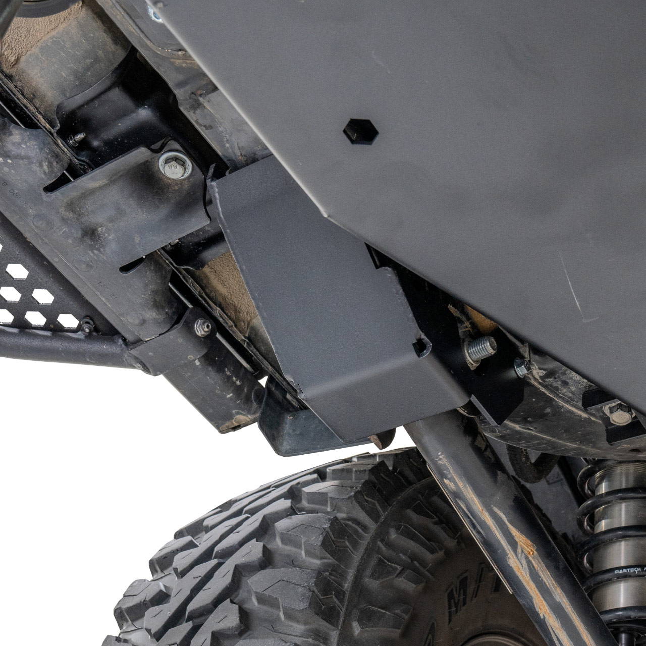 IAG Rock Armor Front Lower Trailing Arm Skid Plates - Installed 2