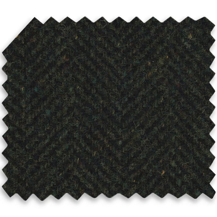 Color : Black herringbone fabric