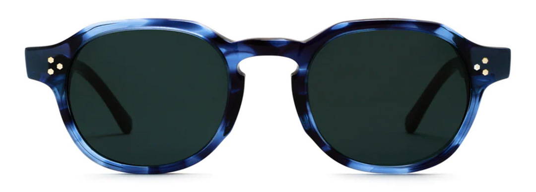 Your new go-to sunglasses frame this summer, shop Leith in Blu Marble