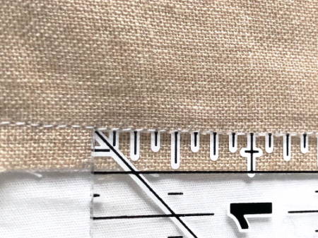 an accurate quarter inch seam with a ruler