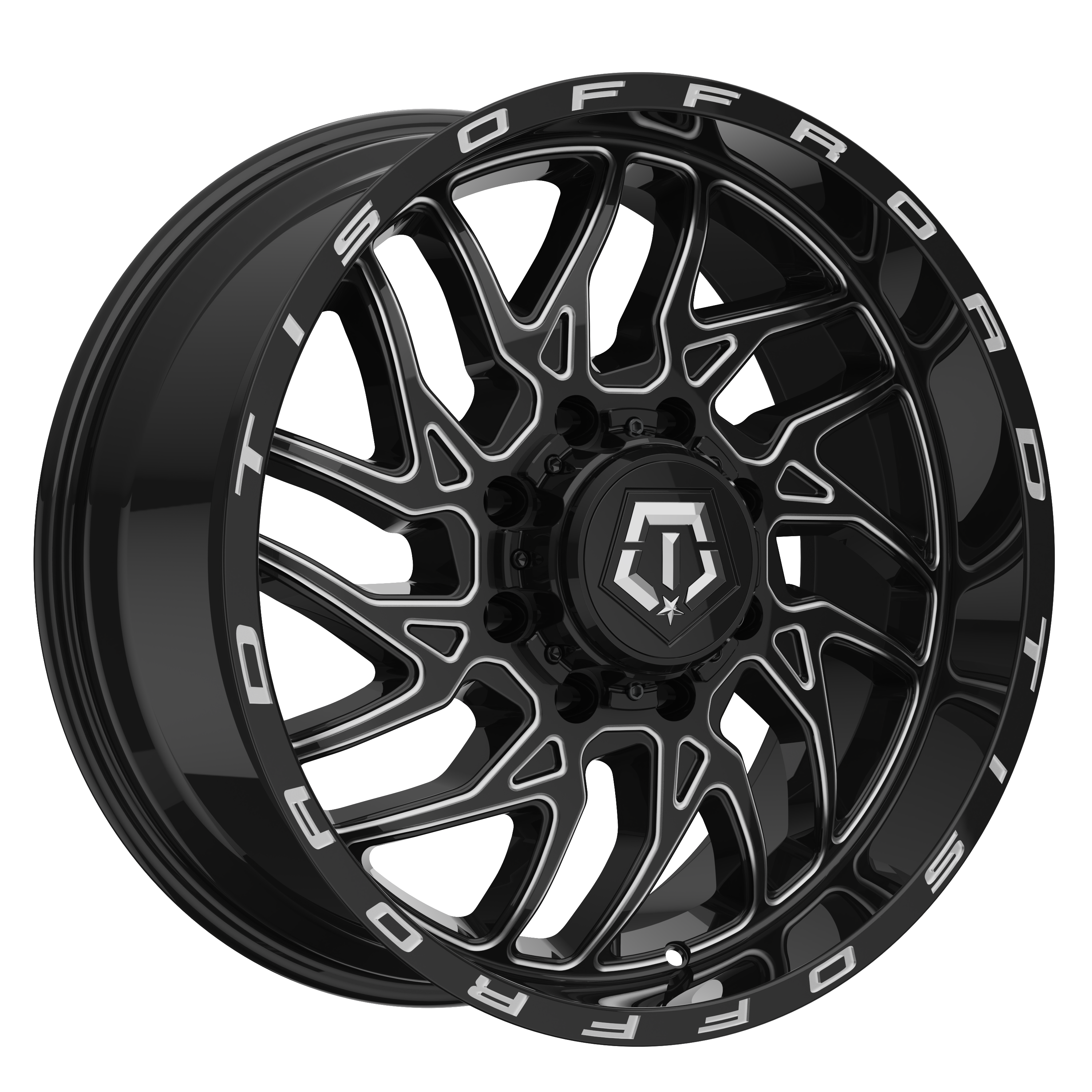 TIS 544 Black Milled 8-LUG Wheel for Sale 