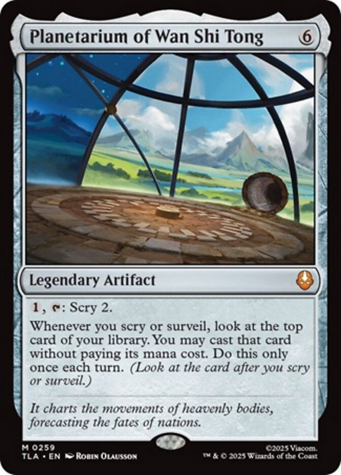 Planetarium of Wan Shi Tong Card