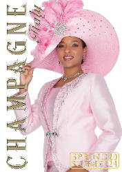 Elegance Fashions | Champagne Italy Spring Summer 2024 Women Church Suits Dresses and Hats