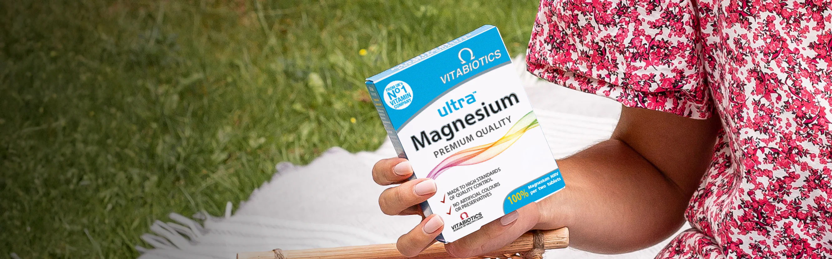  When it comes to your health and wellbeing, Magnesium matters. It contributes to normal psychological function. It helps maintain energy release from food. And it’s there in Ultra Magnesium – two tablets for 100% of your Nutrient Reference Value. 