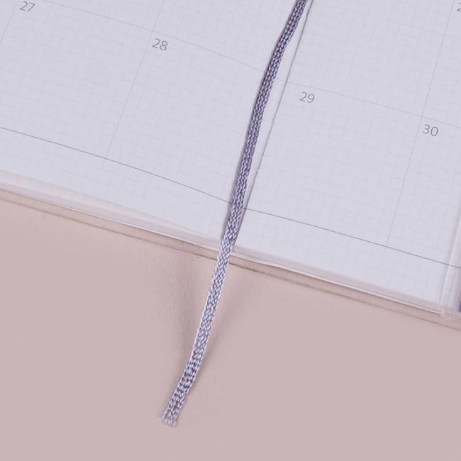 Ribbon bookmark- Rihoon 2020 I like weekly dated grid diary planner
