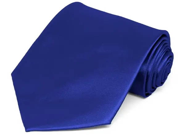 Sapphire Solid Color Necktie