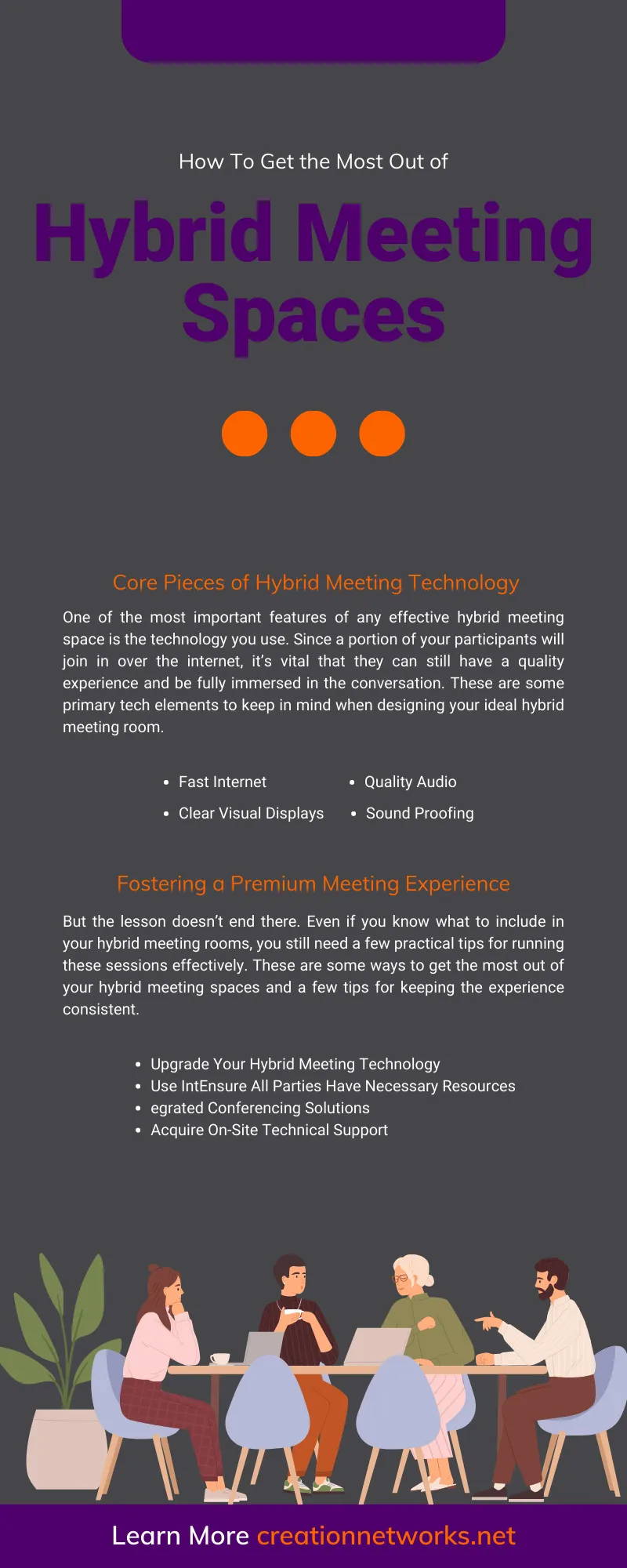 Hybrid meeting spaces for optimal productivity 