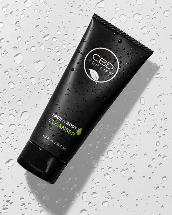 CBD infused multitasking cleanser