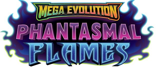 Logo for the Pokémon TCG set Phantasmal Flames.