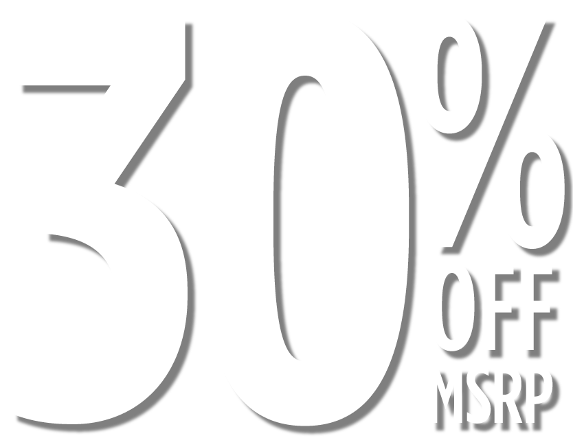 30% OFF MRSP