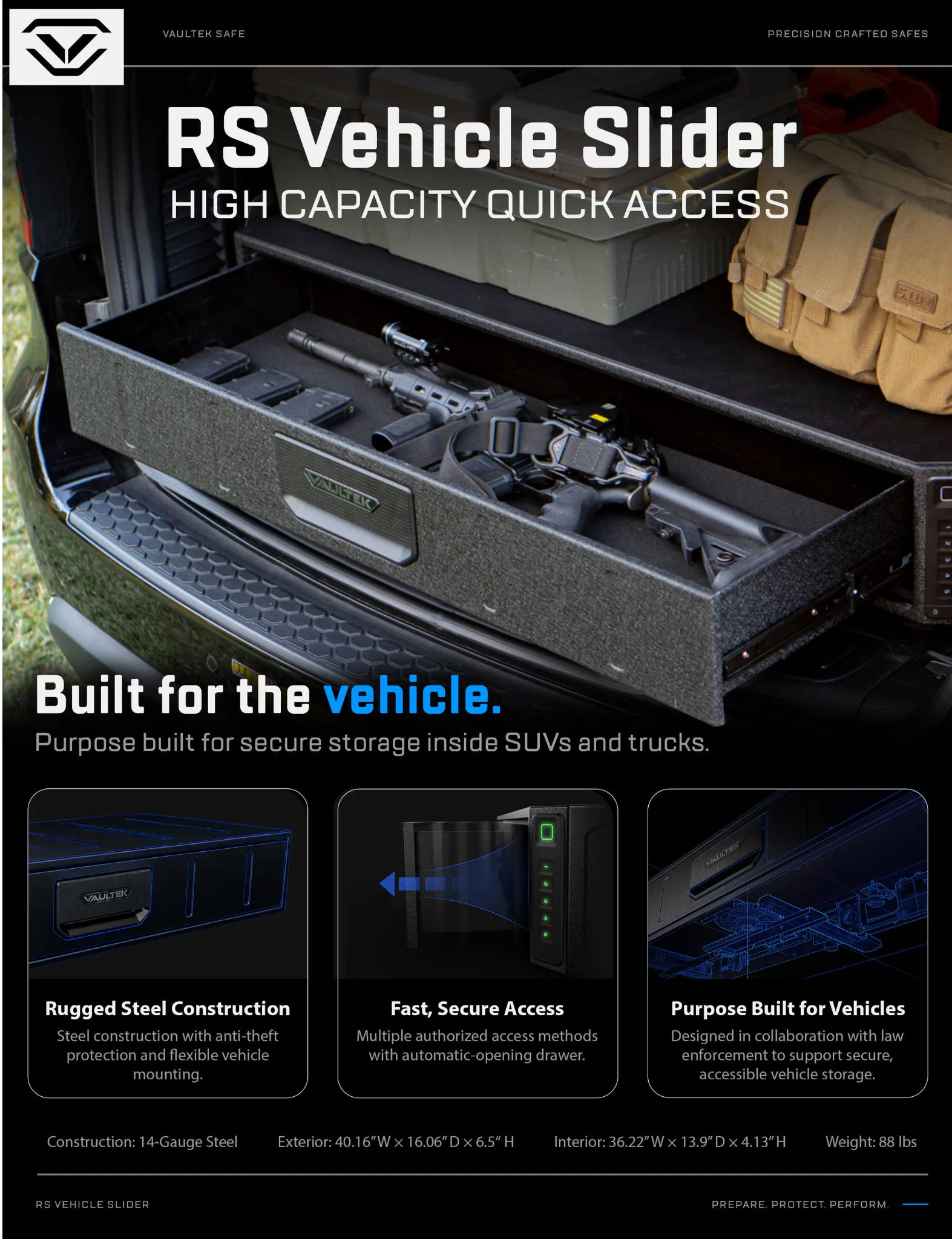 RS Vehicle Slider info