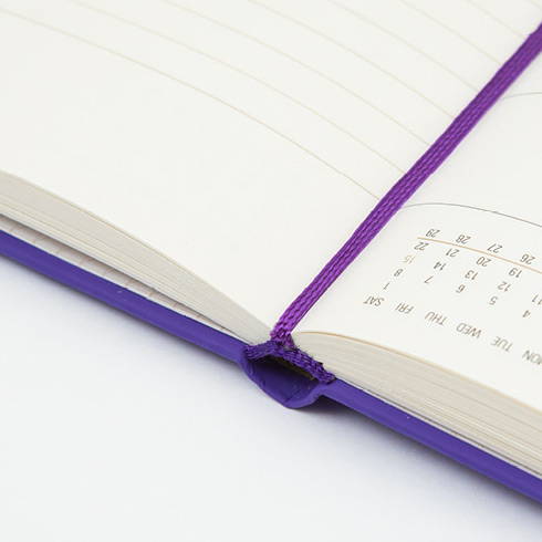 Bookmark & Opens flat - Ardium 2020 Basic dated weekly diary planner