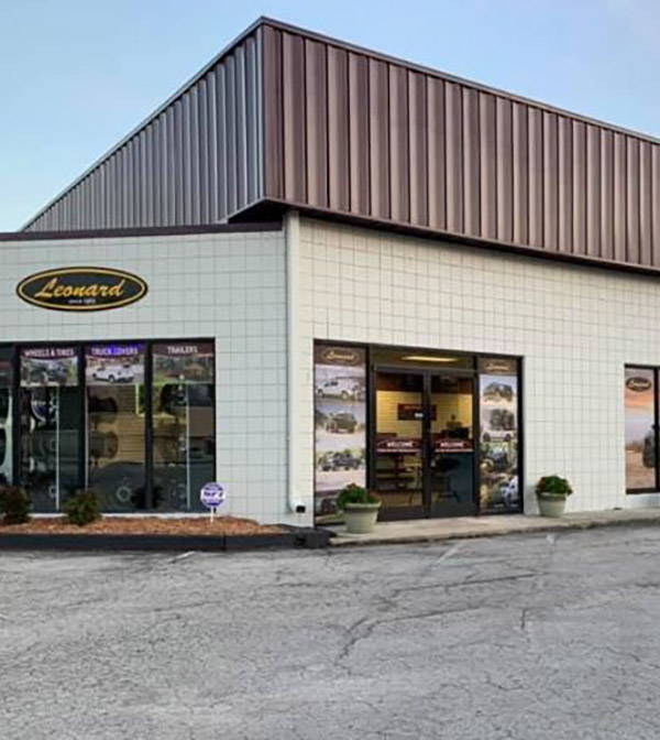 Leonard Buildings & Truck Accessories, Morehead City, NC store front