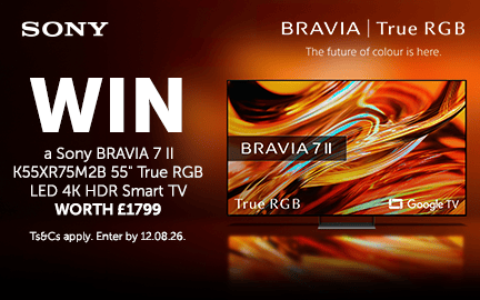 Win a Sony BRAVIA 7 II K55XR75M2B 55