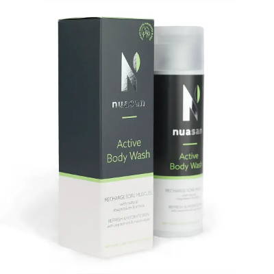 Nuasan Active Body Wash Enriched with an exclusive blend of active ingredients for total post activity bodycare.