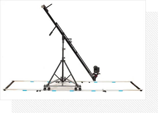 PROAIM 12ft Straight Aluminum Camera Dolly Track, ⌀ 32mm