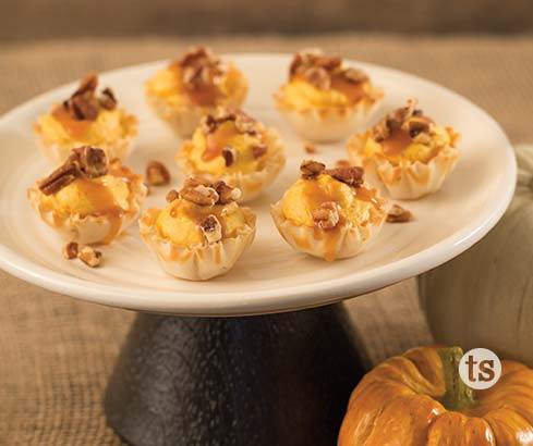 caramel pumpkin bites