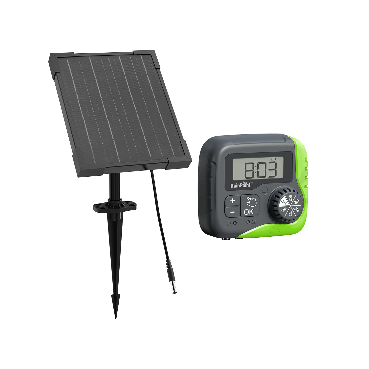 RainPoint Drip Irrigation System With Solar Pump Timer