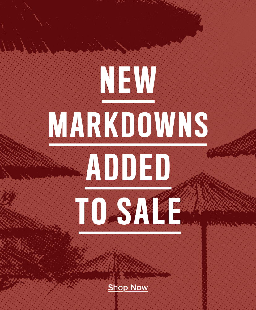 Text promoting new markdowns added to sale.