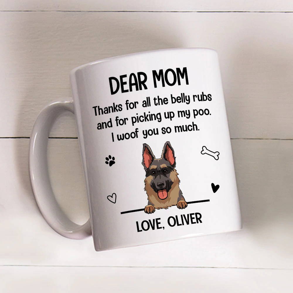 BELLY RUB - PERSONALIZED CUSTOM COLOR CHANGING MUG