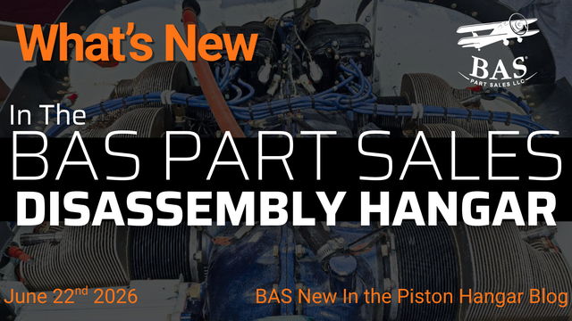 What's New in the BAS Part Sales Disassembly Hangar, June 2023.