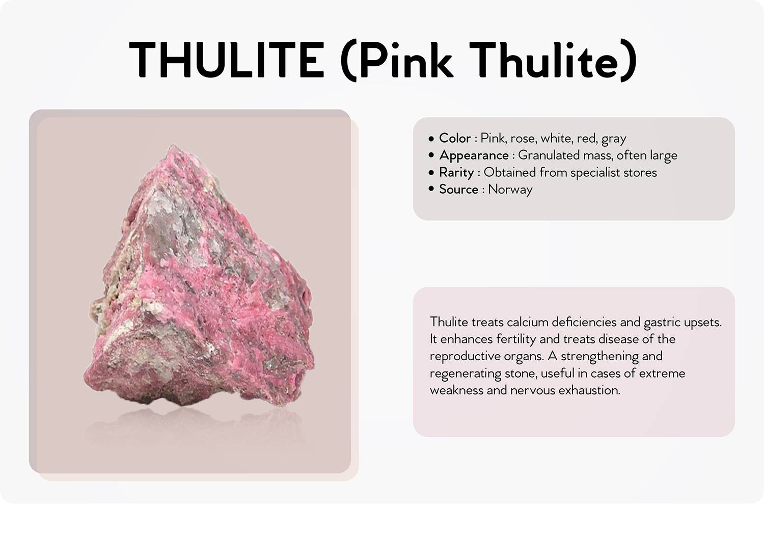 thulite (pink thulite)