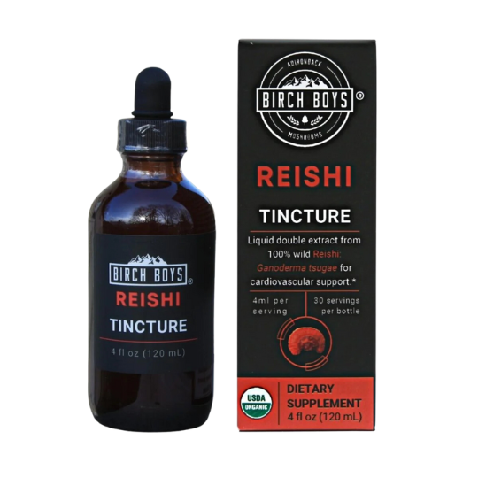 Double Extract Organic Wild Red Reishi Tincture
