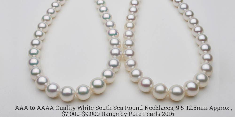 AAA to AAAA Quality White South Sea Necklace