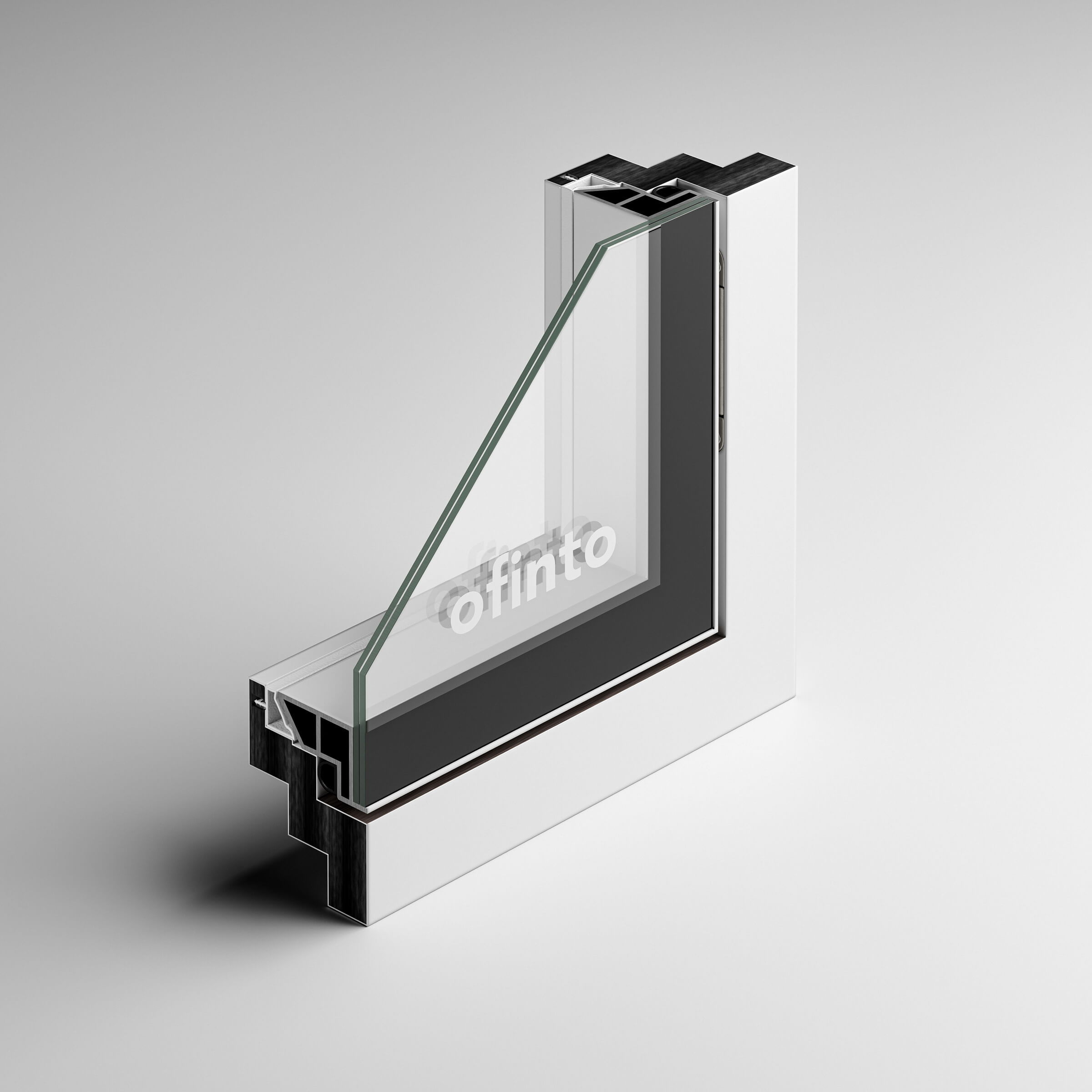 Close-up of the door of the Focus Call, Work, and Meet acoustic pods—seamless craftsmanship and high-quality glass