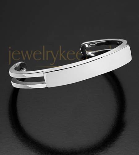 Mens Stainless Steel Remembrance Cuff