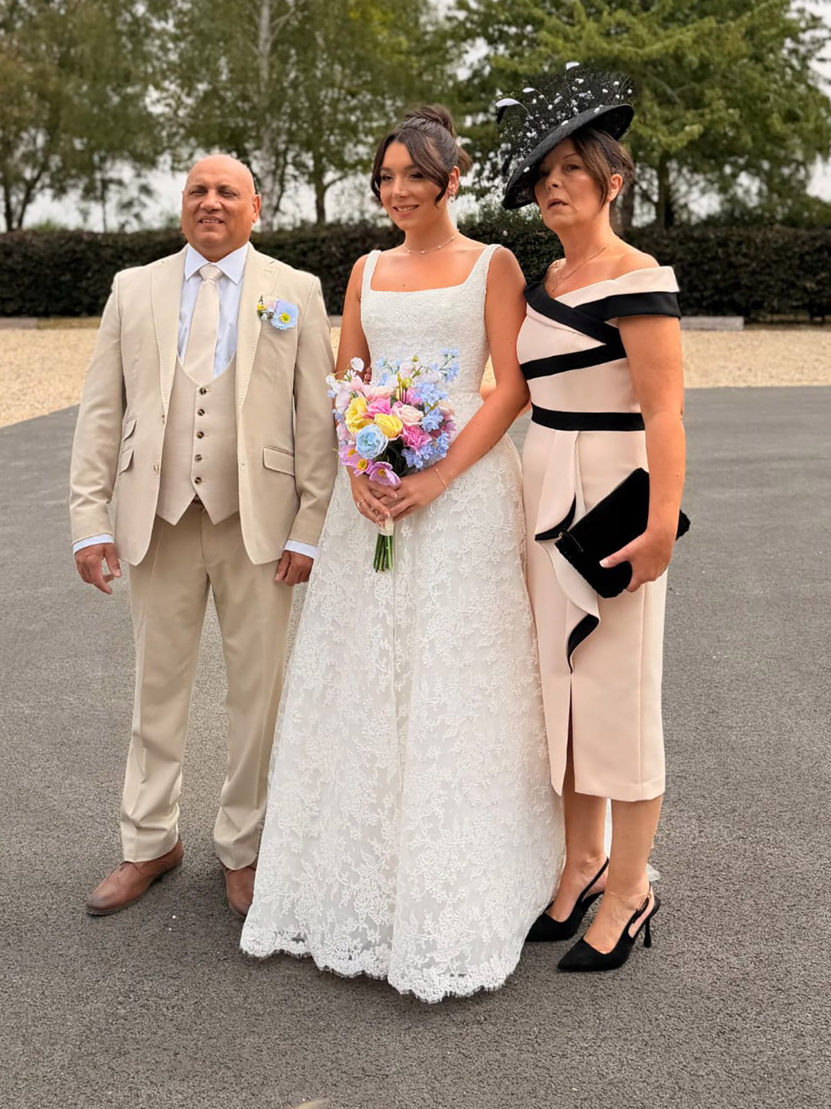 Karen at her daughter's wedding in June 2026