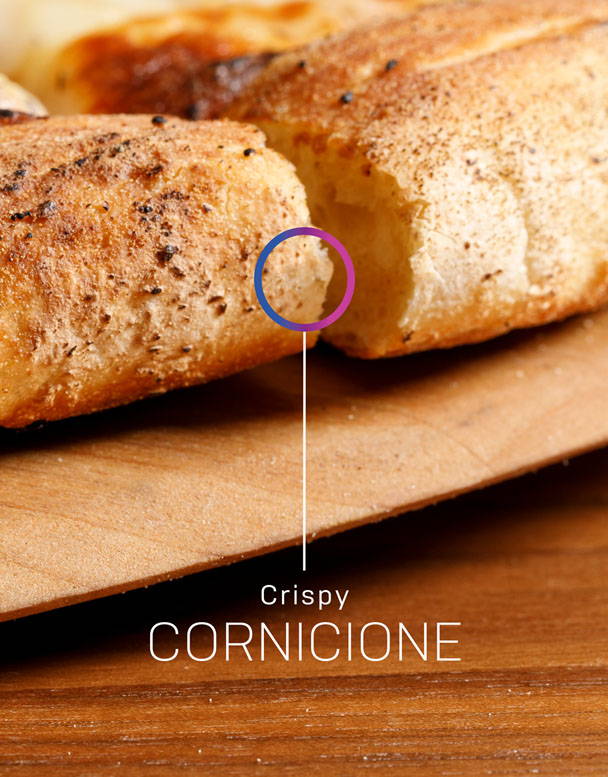 Trattoria can help you create crispy cornicione.