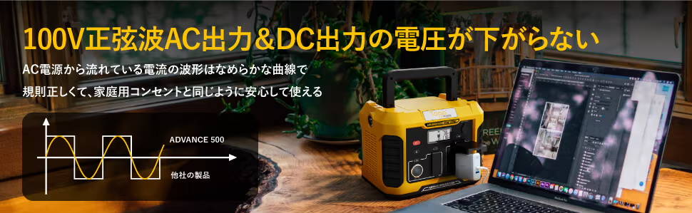 TogoPower ADVANCE 500 ポータブル電源 ポータブルバッテリー