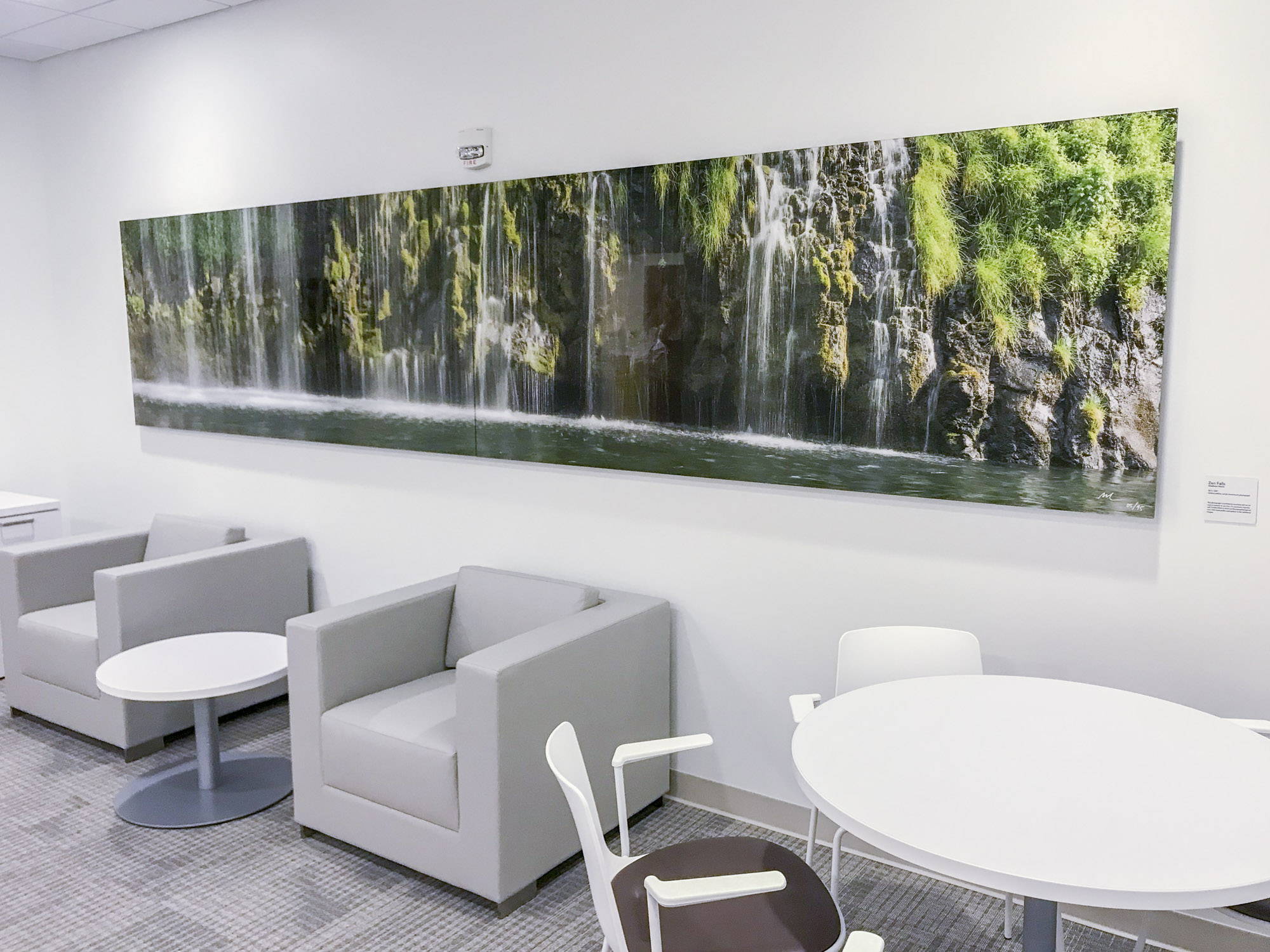 Large format gigapixel photograph in a  doctor's office waiting room