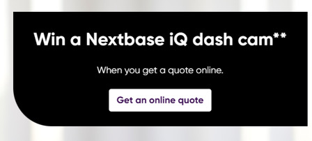 Win a Nextbase iQ dash cam when you get a quote online.