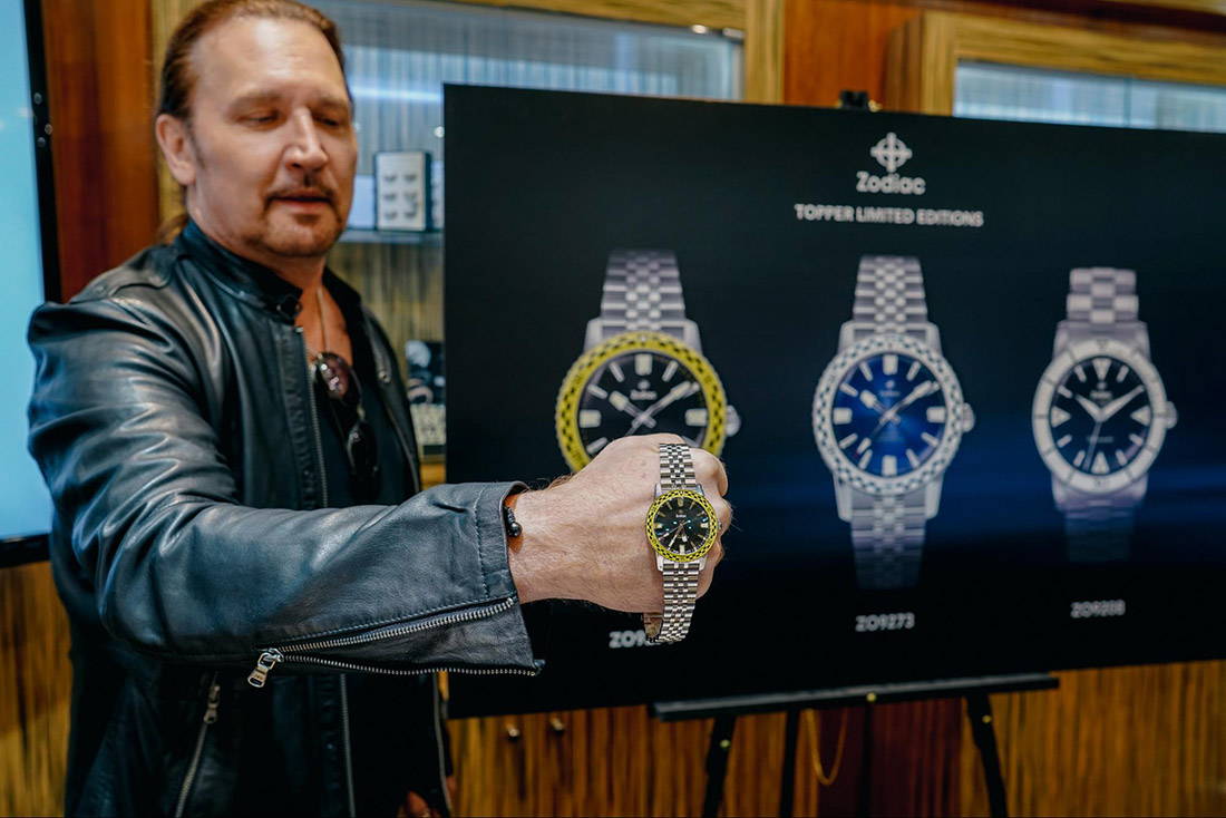 Kiss's Eric Singer Presenting the Zodiac Limited Edition Series II