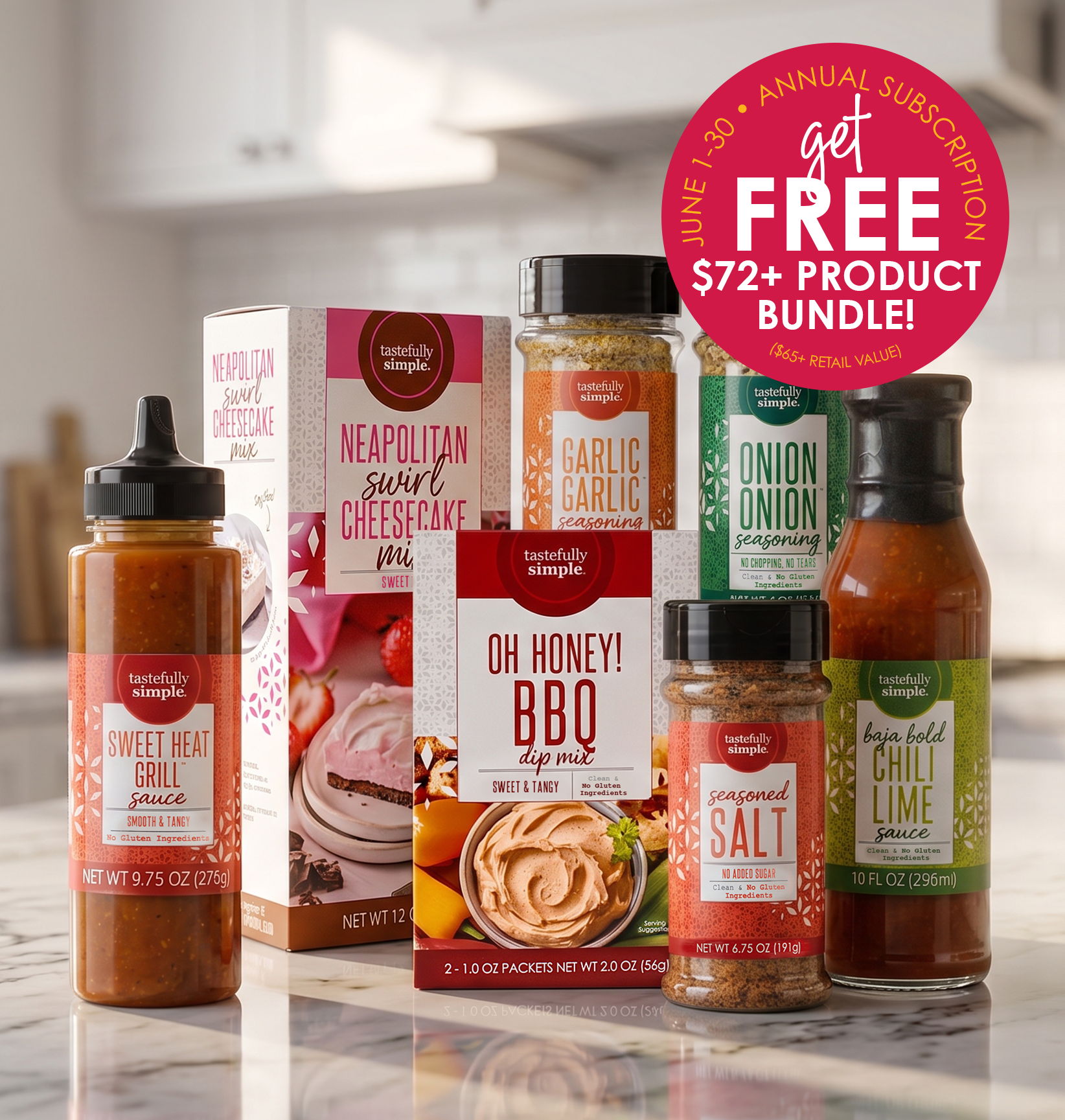 Get a free $72 plus product bundle with an annual TS Ambassador subscription.