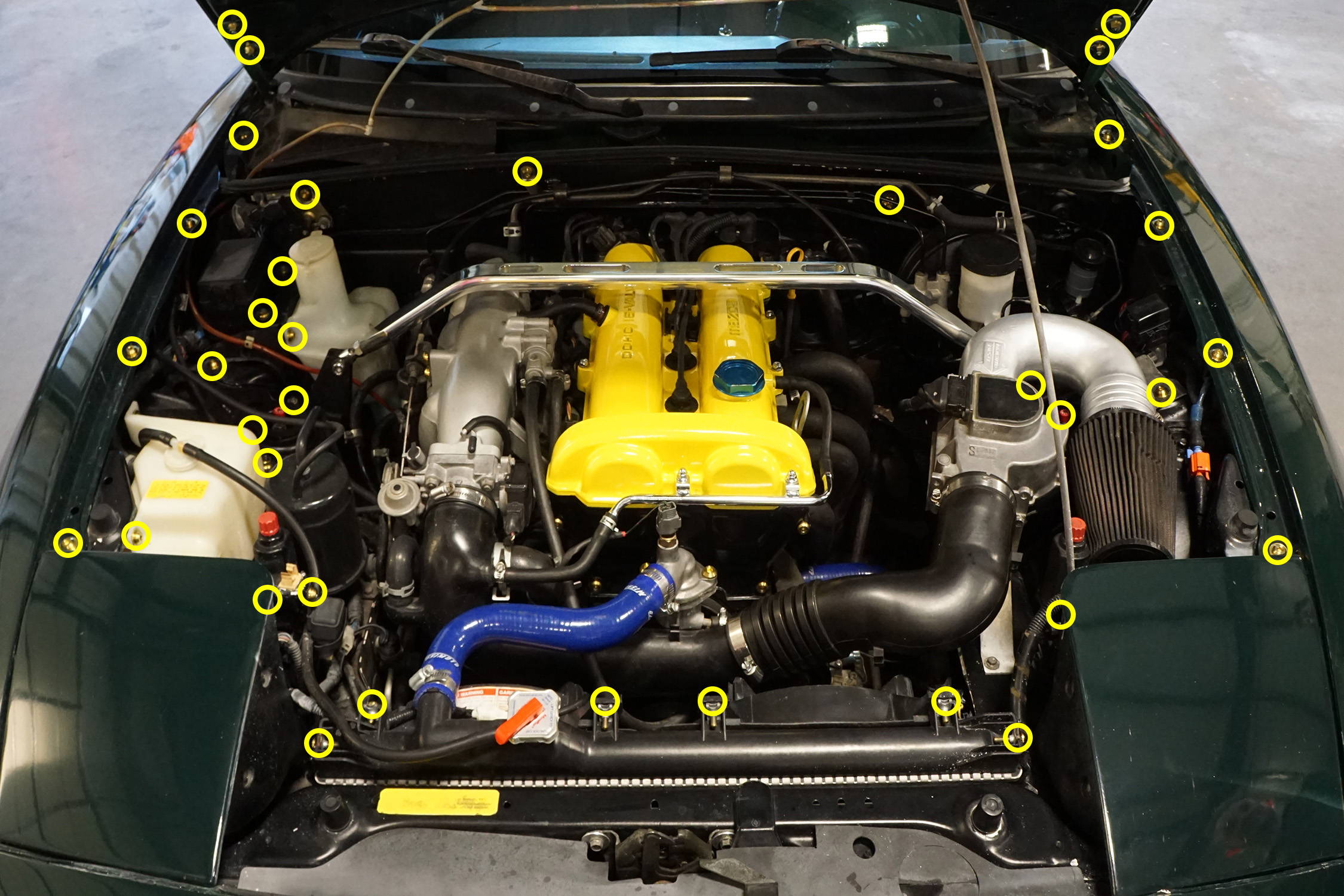 Na Miata Engine Bay - Car View Specs