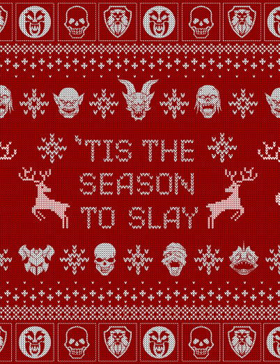 HeroQuest Christmas Sweater Holiday Card