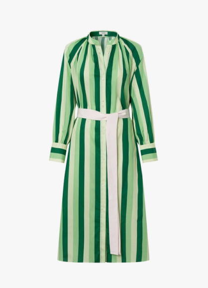 green emerald velvet dress Oroton Summer Vegetable Print Dress – Renascence Studio main image 1
