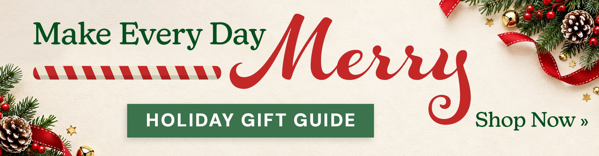 Make Every Day Merry - Holiday Gift Guide. Shop Now.